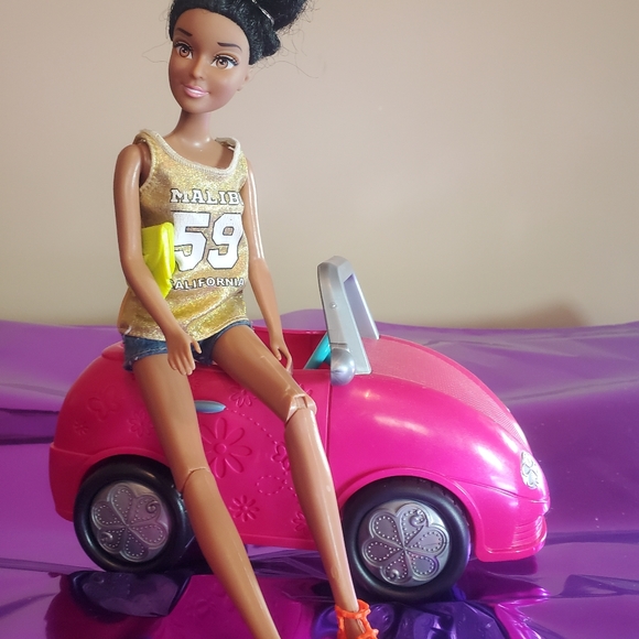 5-piece One Seater Car with 1x Fully Dressed Barbie - Picture 2 of 6